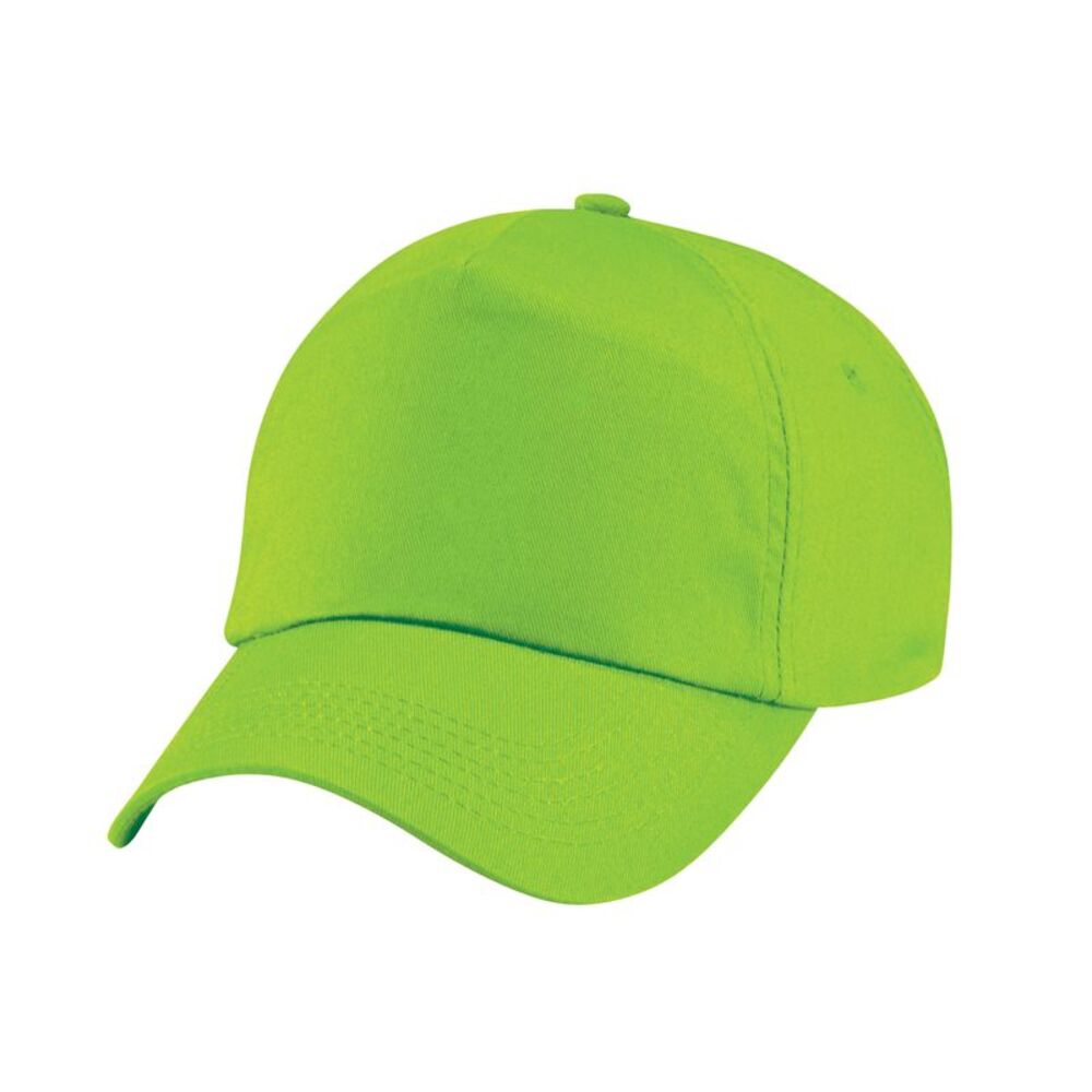 Beechfield Childrens/Kids Original 5 Panel Cap / Lime